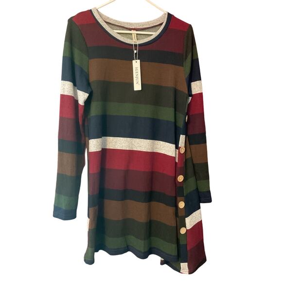 iGENJUN NWT Dress Size Medium Sweater Dress - Picture 2 of 13